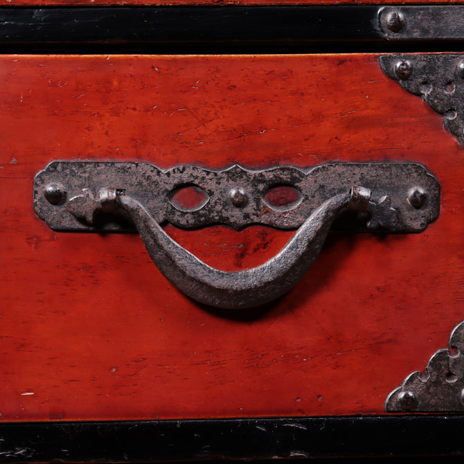 米沢小箪笥　スタンド付き【YONEZAWA small chest with metal stand】 [j1079]