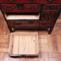 米沢小箪笥　スタンド付き【YONEZAWA small chest with metal stand】 [j1079]