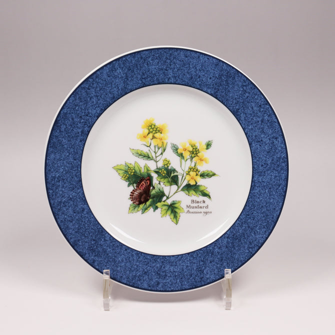 ロイヤルウースター　Worcester Herbs ブルー＆グリーン2枚セット　【 Royal Worcester -Worcester Herbs plates set-blue and green 】[rw0001]