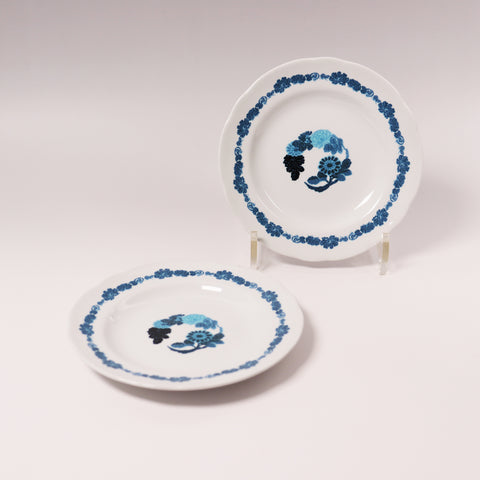 Spode製 小皿2枚セット　林原美術館オリジナルデザイン 【 Spode small plate ×２】  [sp0005]