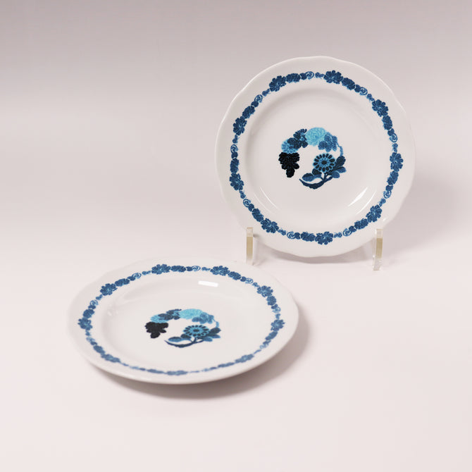 Spode製 小皿2枚セット　林原美術館オリジナルデザイン 【 Spode small plate ×２】  [sp0005]