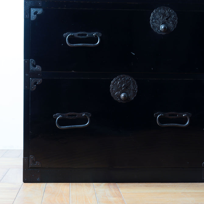庄内雪輪紋衣裳箪笥【  SHONAI clothing chest 】 [j1011]