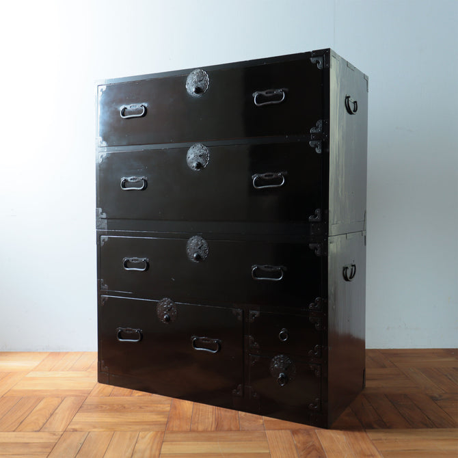 庄内雪輪紋衣裳箪笥【  SHONAI clothing chest 】 [j1011]