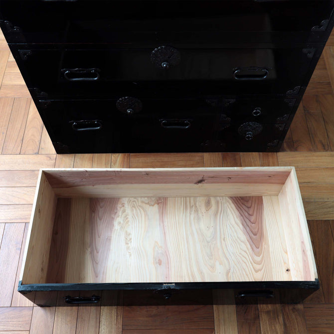 庄内雪輪紋衣裳箪笥【  SHONAI clothing chest 】 [j1011]