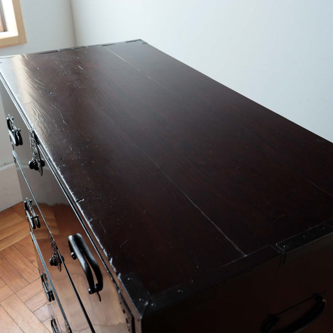 庄内雪輪紋衣裳箪笥【  SHONAI clothing chest 】 [j1011]