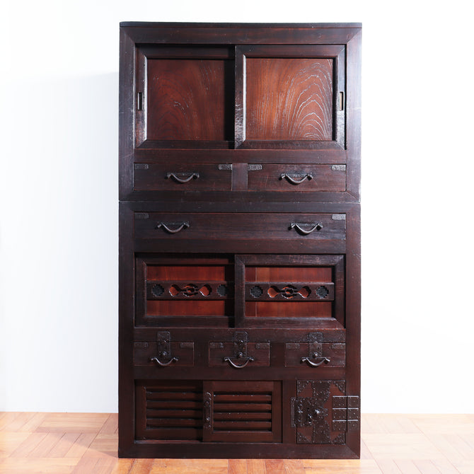 美濃帳場箪笥【MINO maerchant chest】 [j1087]