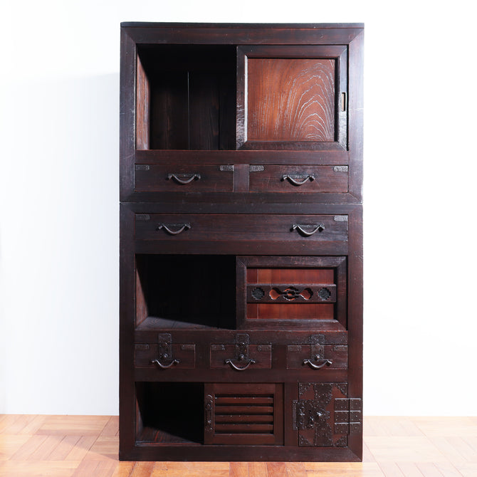 美濃帳場箪笥【MINO maerchant chest】 [j1087]