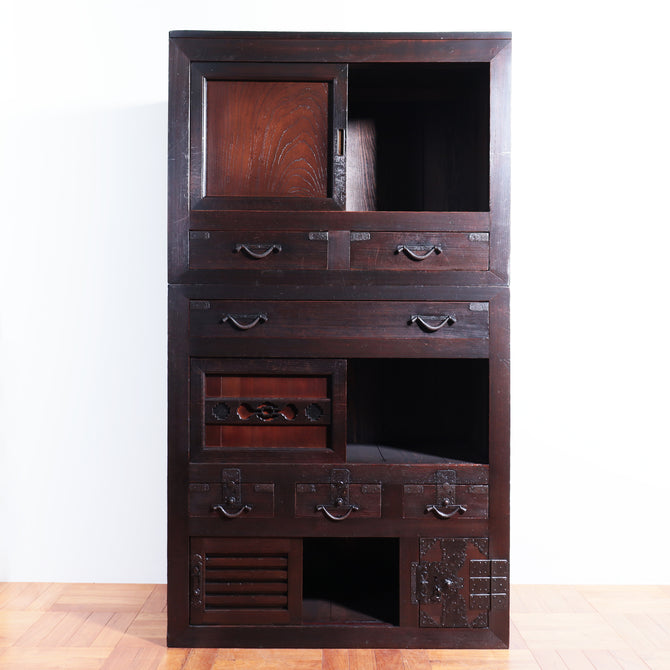美濃帳場箪笥【MINO maerchant chest】 [j1087]