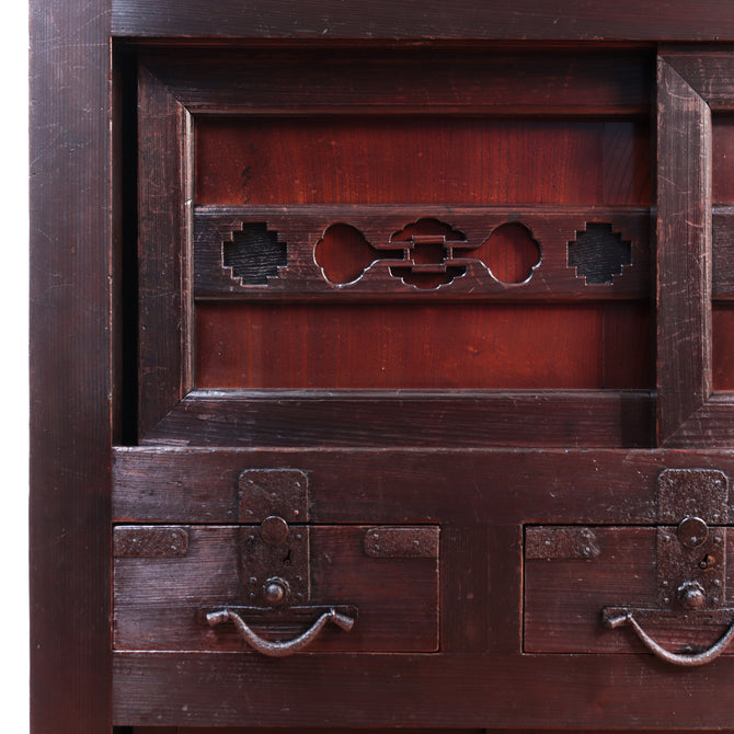 美濃帳場箪笥【MINO maerchant chest】 [j1087]