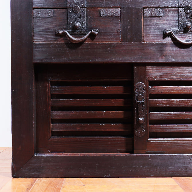 美濃帳場箪笥【MINO maerchant chest】 [j1087]