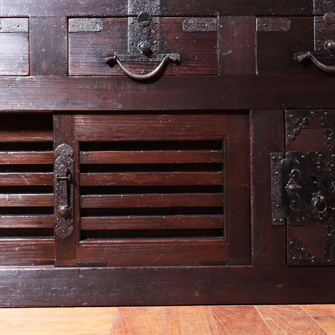 美濃帳場箪笥【MINO maerchant chest】 [j1087]
