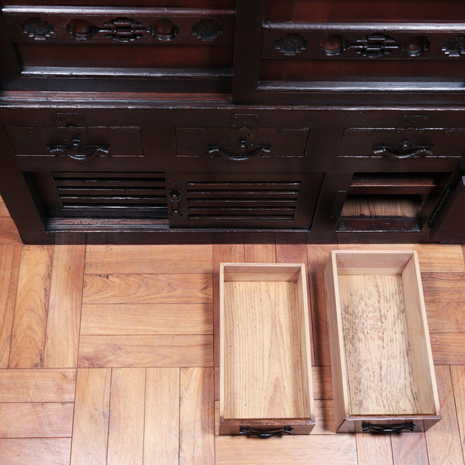 美濃帳場箪笥【MINO maerchant chest】 [j1087]