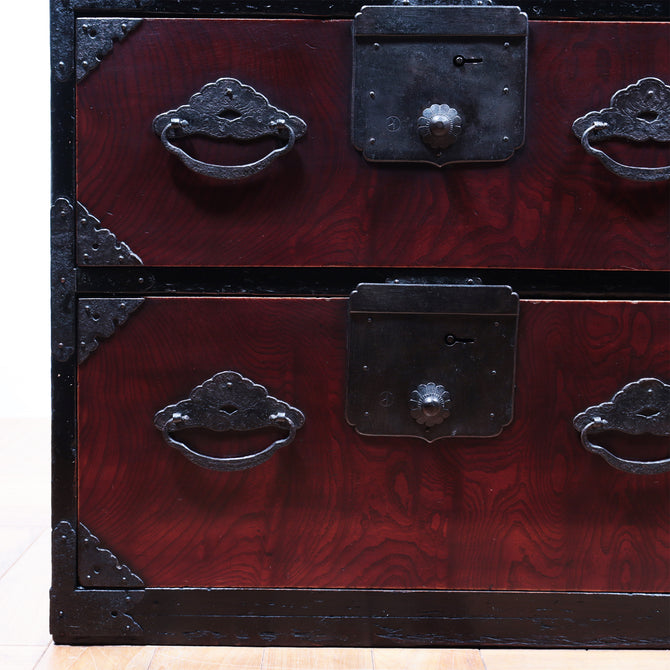 時代箪笥／米沢小箪笥【Yonezawa small clothing chest】[j1088]　Japanese Antique Furniture