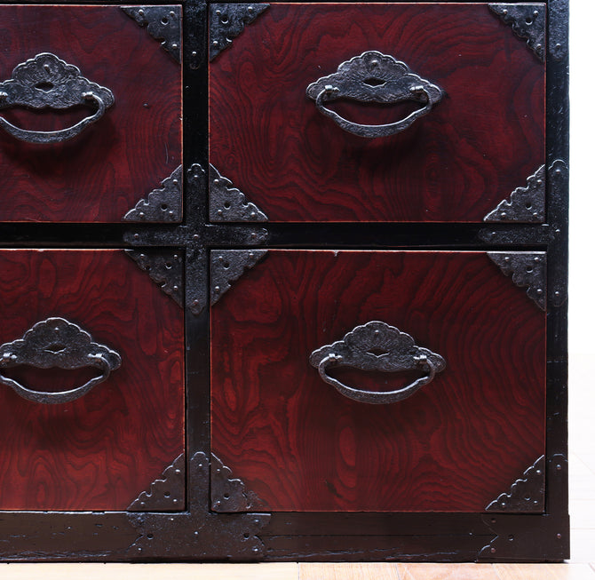 時代箪笥／米沢小箪笥【Yonezawa small clothing chest】[j1088]　Japanese Antique Furniture