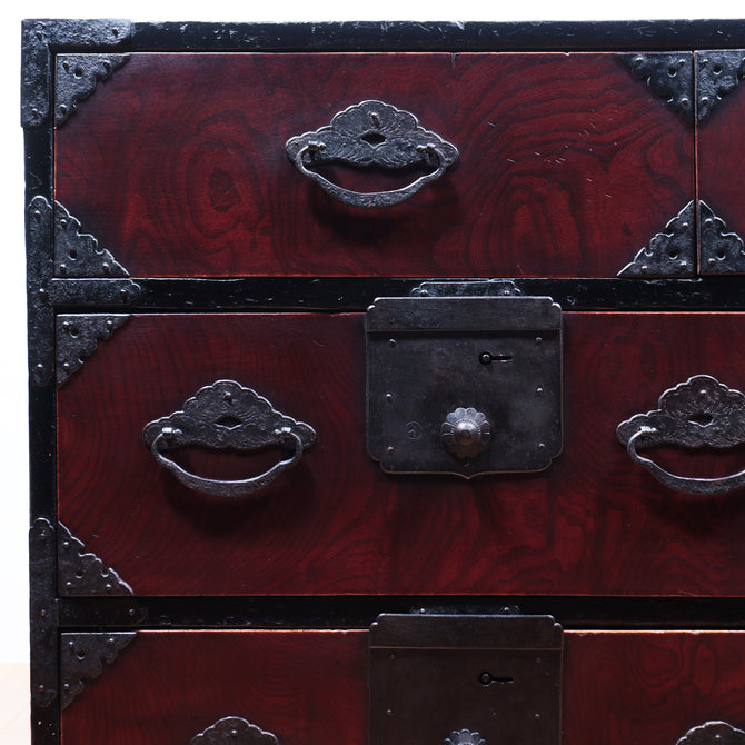 時代箪笥／米沢小箪笥【Yonezawa small clothing chest】[j1088]　Japanese Antique Furniture
