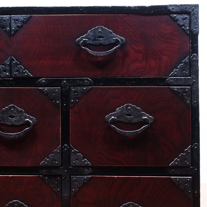 時代箪笥／米沢小箪笥【Yonezawa small clothing chest】[j1088]　Japanese Antique Furniture