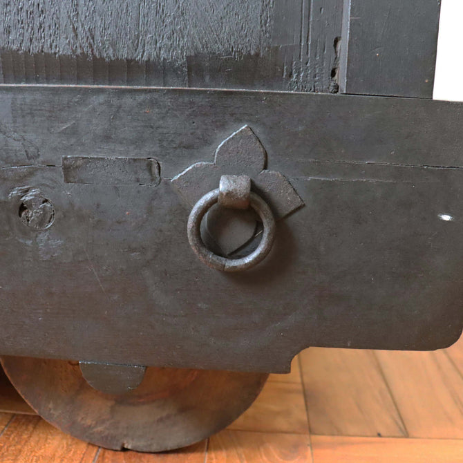 欅米沢車箪笥【KEYAKI YONEZAWA KURUMA TANSU - wheeled merchant chest 】 [j0944]