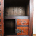 欅米沢車箪笥【KEYAKI YONEZAWA KURUMA TANSU - wheeled merchant chest 】 [j0944]