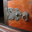欅米沢車箪笥【KEYAKI YONEZAWA KURUMA TANSU - wheeled merchant chest 】 [j0944]