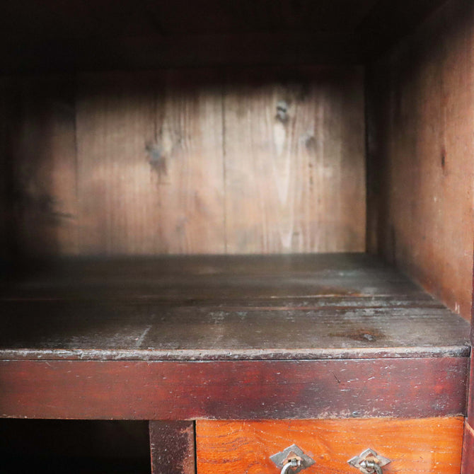欅米沢車箪笥【KEYAKI YONEZAWA KURUMA TANSU - wheeled merchant chest 】 [j0944]