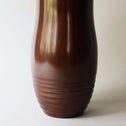 高村豊周作　水紋朱銅花入れ【 Bronze vase by TOYOCHIKA TAKAMURA】 [k0441]