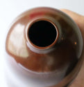 高村豊周作　水紋朱銅花入れ【 Bronze vase by TOYOCHIKA TAKAMURA】 [k0441]