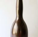 高村豊周/細瓢花入れ【 Toyochika Takamura / Bronze vase 】 [k0442]