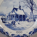 ロイヤルデルフト イヤープレート(25.4cm) 1990年【royal delft year plate 1990】 [DFB90]