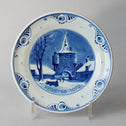 ロイヤルデルフト イヤープレート(18.3cm) 1972年【royal delft year plate 1972】 [DFS72]