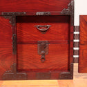 時代箪笥／欅二本松角金具衣裳箪笥【NIHONMATSU clothing chest】 [j1015]　Japanese Antique Furniture