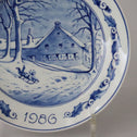 ロイヤルデルフト イヤープレート(18.3cm) 1986年【royal delft year plate 1986】 [DFS86]