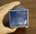 瑠璃香炉【 Blue glaze porcelain incense burner 】 [k0444]