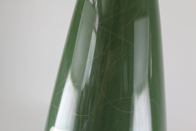 夕顔図安藤七宝花瓶【 Cloisonne vase with Evening glory by ANDO SHIPPOU 】 [k0396]