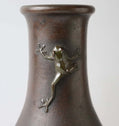 枝蛙花瓶【Vase with a frog】 [k0446]