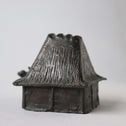 盆景 家屋置物【 Small bronze house for BONKEI  】 [s1449]