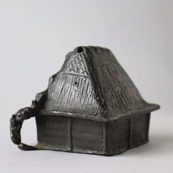 盆景 家屋置物【 Small bronze house for BONKEI  】 [s1449]